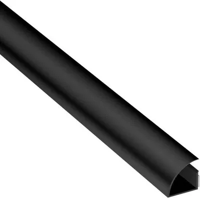 Produktbild von Kabel-Gutter-Ecke-Lösung mit biegendem Deckel schwarz 22x22mm