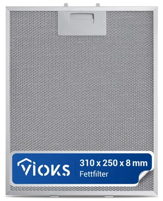 Zdjęcie produktu dla Filtr do okapu Solidchoice, metalowy, wymiary 310 x 250 mm