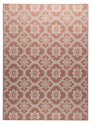 Produktbild von In- & Outdoor Teppich - Rio Flower Rosa