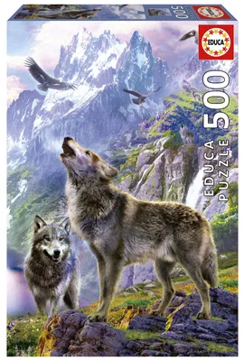 Obrázok produktu pre EDUCA Puzzle Vlci v skalch 500 dielikov