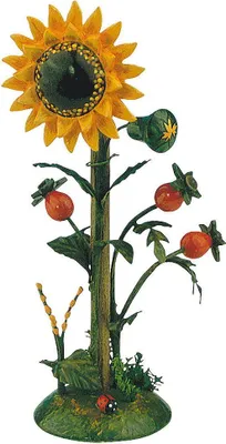 Produktbild von Blumeninsel Sonnenblume (14cm) von Hubrig Volkskunst