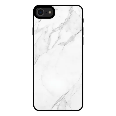 Produktbild von Smartphonica Handyhülle für iPhone 7/8 mit Marmordruck - TPU-Hülle mit Marmordesign - Weiß