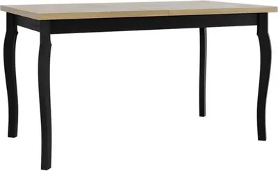 Obrázok produktu pre Rozkladací jedálenský stôl 140x80 cm ELISEK 5 - dub sonoma / čierny