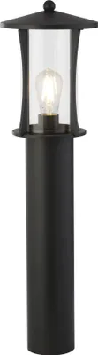Produktbild von Außen Stehleuchte, Glas klar, Alu schwarz, H 73 cm