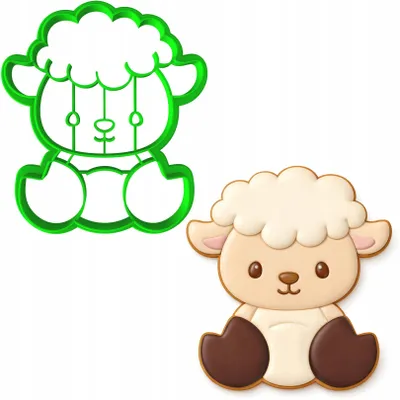 Produktbild von Cookie Master Teig-Ausstecher Osterlamm 8cm PETG