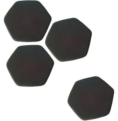 Produktbild von Rocada Be Soft 1828-4-1, Gepolsterter Sitz, Schwarz, Technopolymer, Technopolymer, Grau, 12 cm