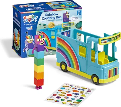 Produktbild von Learning Resources Spielzeug Numberblocks Rainbow Counting Bus interaktiv