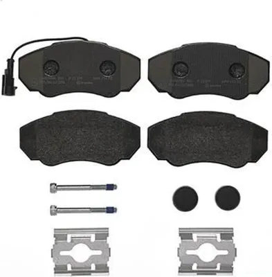 Produktbild von Brembo Bremsbelagsatz, Scheibenbremse Vorderachse P 23 091