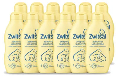 Obrázek produktu pro 12 kusů čisticího mléka Zwitsal bez mýdla - 200 ml - výhodná balení