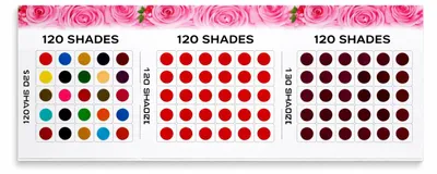 Runde Polka-Dot-Bindis, Multicolor, 120 Stück