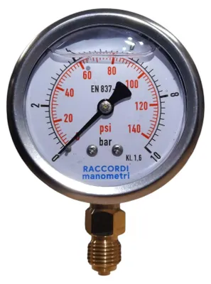Produktbild von Radialer Niederdruckmanometer MG1-63 10 bar Gewinde 1/4"
