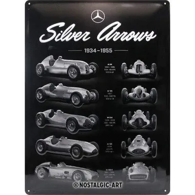 Zdjęcie produktu dla Metalowy Plakat 30 X 40Cm Mercedes Benz