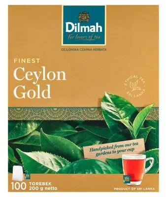 Zdjęcie produktu dla Dilmah Ceylon Gold 100x2 g