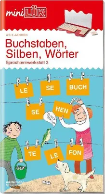 Produktbild von miniLÜK Buchstaben, Silben, Wörter