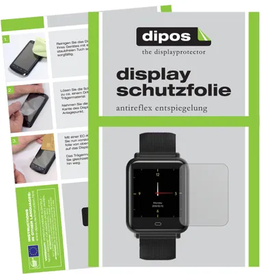 Produktbild von 6x Schutzfolie für CanMixs CM07 Smartwatch matt Displayschutzfolie Folie Display
