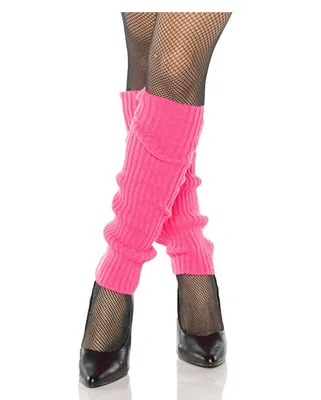 Produktbild von Pinke 80er Jahre Beinstulpen als Kostüm Zubehör für Fasching