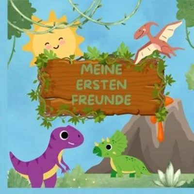 Produktbild von Dino-Freundschaftsbuch : MEINE ERSTEN FREUNDE: für Jungen und Mädchen ab 3 Jahren