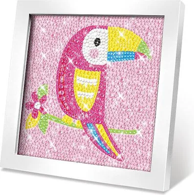 Immagine prodotto di Set creativo con pietre decorative e pappagallo