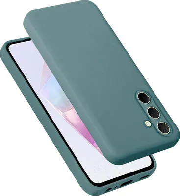 Produktbild von Cadorabo Hülle für Samsung Galaxy M35 Hülle Silikon Handyhülle Case aus flüssigem Silikon, Kratzfeste und stoßfeste Schutzhülle für Samsung Galaxy M35