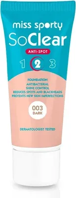 Image de Miss Sporty So Clear Imperfection Masking Foundation 003 Dark, 30ml