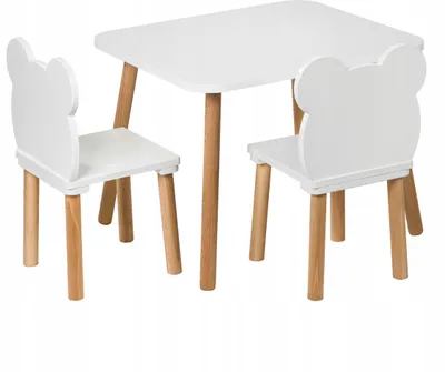 Produktbild von Kindertisch und -stuhl Teddybär, 2er-Set