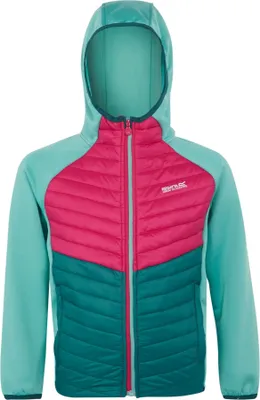 Produktbild von Regatta - "Kielder VIII" Hybridná bunda pre deti RG9921 (116) (Green/Pink)