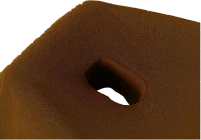 Produktbild von 1 Karton Massageliege Frottee Spannbettlaken mit Nasenschlitz 70-80 cm x 190-200 cm Schokobraun