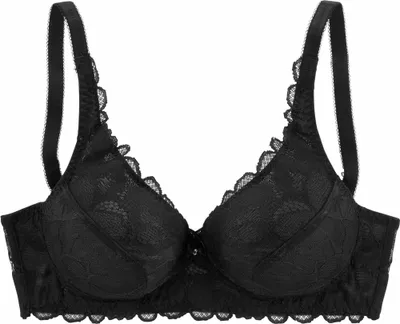 Produktbild von LASCANA Bralette-BH , BH ohne Bügel, Bralette, Spitzen-BH, Mably schwarz Größe 95 Cup C