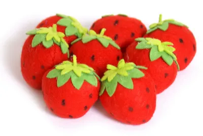 Produktbild von Filz-Erdbeeren