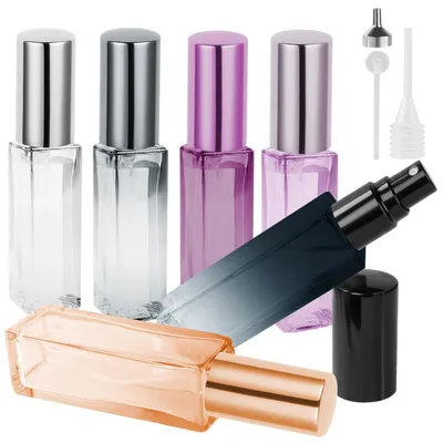 Produktbild von Parfümzerstäuber 20ml, 6 Stück, nachfüllbar, Glas, für Reise