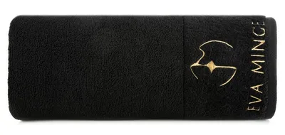 Zdjęcie produktu dla Eurofirany 464868, 50 x 90 cm, Bawełna, Czarny, 1 szt.