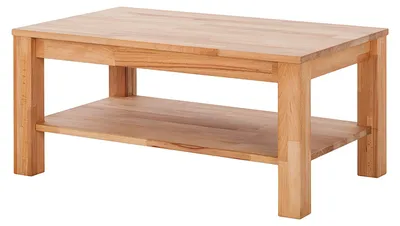 Produktbild von home24 Couchtisch - Kernbuche Massiv