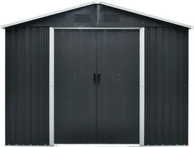 Produktbild von Pergart Gerätehaus "Dresden II 108" schwarz 6,58 m²