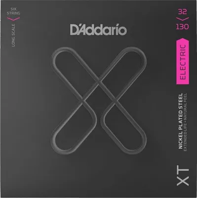 Zdjęcie produktu dla D'Addario XTB32130 Struny do gitary basowej6-strunowej