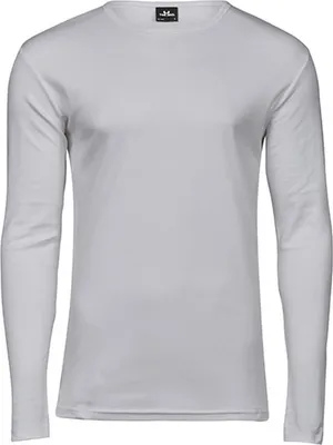 Immagine prodotto di Tee Jays 530 | Maglietta da uomo a maniche lunghe Interlock - Colore: Bianco - Taglia: 3XL