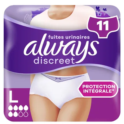 Produktbild von Always Discreet – Slips bei Blasenschwäche – L – 11 Stück