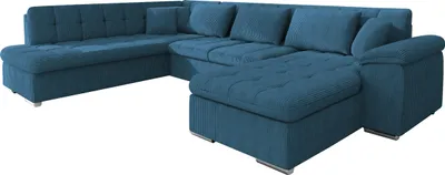 Produktbild von MIRJAN24 Ecksofa Niko Cord, Polsterecke mit Schlaffunktion, Sofa, Polstergarnitur (Farbe: Poso 5, Seite: Rechts)