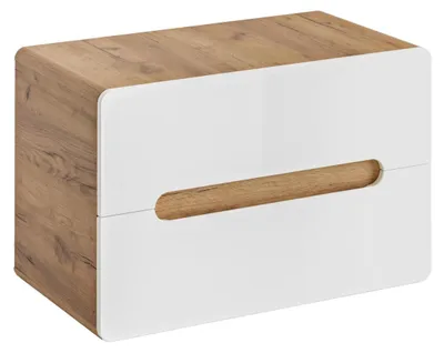 Produktbild von design Schrank Apotheken Schränke Hänge Design Holz Regal Wand  Hochglanz 53cm
