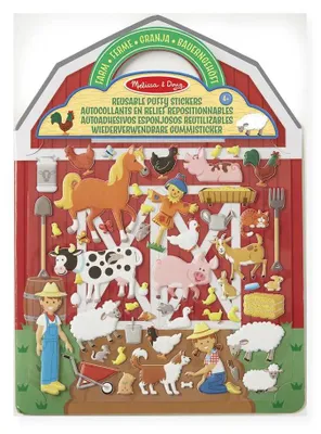 Immagine prodotto di Set fai da te Melissa & Doug «Adesivi gonfiabili riutilizzabili: La fattoria» (806034) Taglia unica