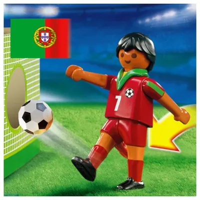 Produktbild von PLAYMOBIL 4720 Fußballspieler Portugal