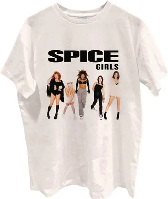 Produktbild von Spice Girls Photo Poses White L T-Shirt