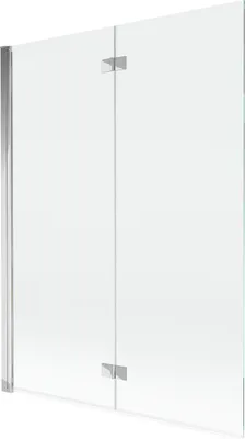 Zdjęcie produktu dla Mexen Mist parawan nawannowy 2-skrzydłowy lewy 130 x 150 cm, transparent, chrom - 8A9-130-002-01-00-L