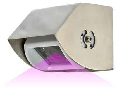 Produktbild von Carmedien Edelstahlgehäuse für Rückfahrkamera IR18 V2A Silber Dach Edelstahl Schutzgehäuse