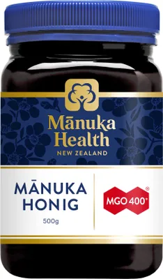 Zdjęcie produktu dla Manuka Health - Aktywny Miód Manuka MGO 400+ [500g] - bezglutenowy, bez laktozy