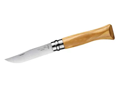 Produktbild von Opinel Taschenmesser No 06, Olive, rostfrei