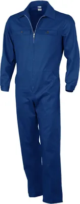 Produktbild von Qualitex Overall - strapazierfähiger basic Rallyekombi aus reiner Baumwolle - BW 240 g - in Farbe: kornblau - Herren: 62 - Damen: 56