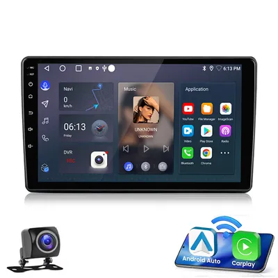 Image de 2+64GB 9" Android 15 Pour Peugeot Partner Citroën Berlingo 2 B9 2008-2019 Autoradio GPS NAVI WIFI BT DAB+ SWC USB Avec caméra