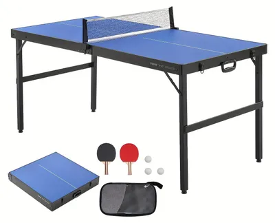 Produktbild von Tischtennisplatte - Pingpongplatte - Spieltisch - Pingpongtisch (für den Innenbereich) - Klappbare Tischplatte - Aluminiumlegierung