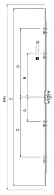 Produktbild von AUBI Drehgetriebe GD304 FFH 420-620 AGMD3040-100040 GD304-403AO