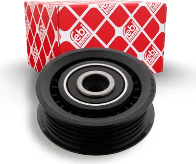 Produktbild von FEBI BILSTEIN 31383 Umlenkrolle Keilrippenriemen 65mm passend für MERCEDES-BENZ A-Klasse (W168) VANEO (414)